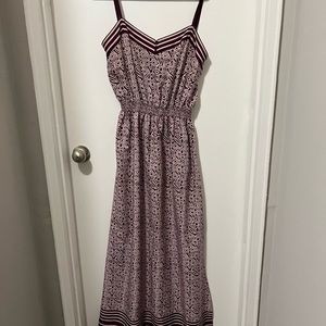 Patterned Purple Maxi